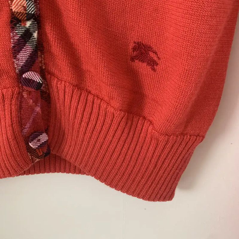 Burberry Burberry Red Wool Women's Cardigan Size M / US 6-8 / IT 42-44 - 2 Thumbnail