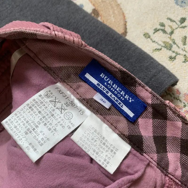 Burberry Burberry Light Purple Cotton Skirt Size 27" / US 4 / IT 40 - 3 Thumbnail