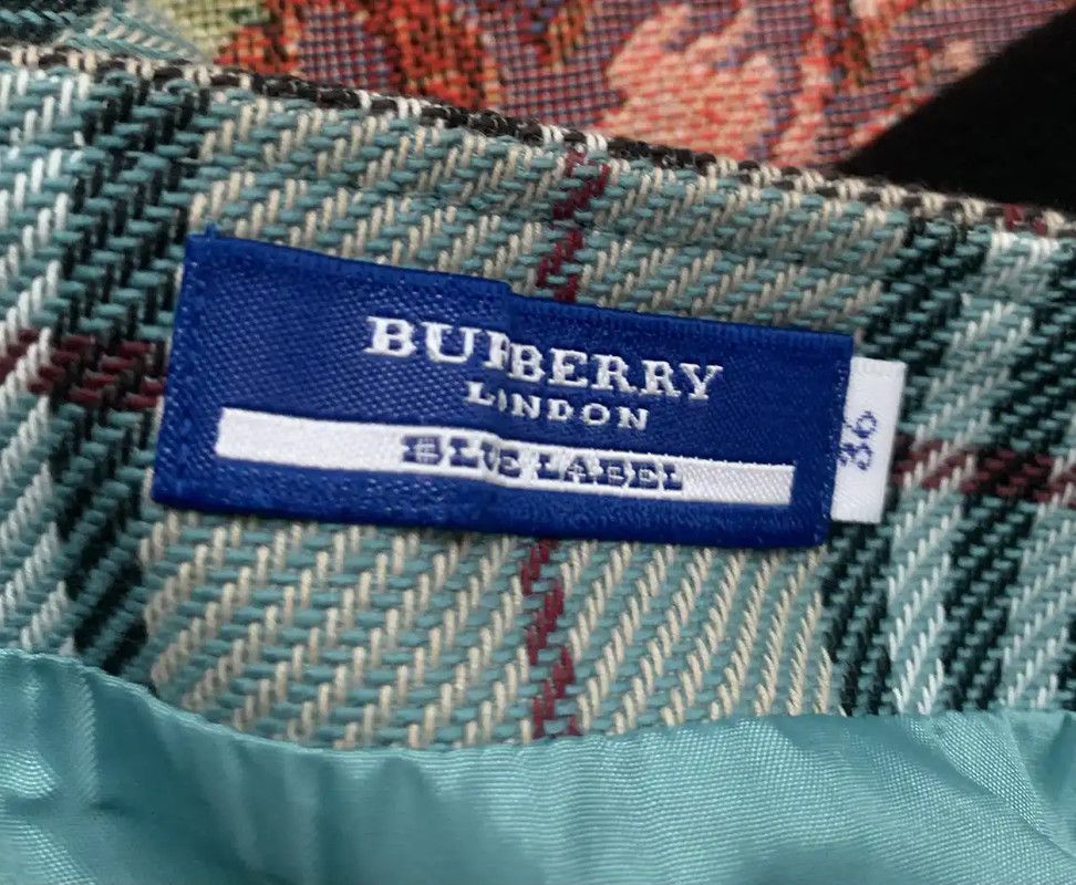 Burberry Burberry Blue Label Checkered Cotton Skirt Size 23" - 5 Thumbnail