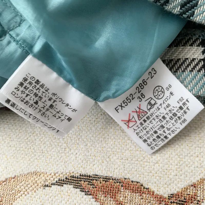 Burberry Burberry Blue Label Checkered Cotton Skirt Size 23" - 6 Thumbnail