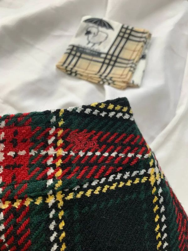 Burberry Burberry Red Cotton Skirt for Women Size 23" - 2 Thumbnail
