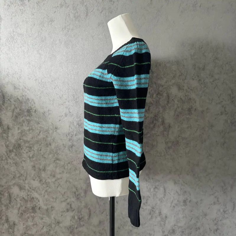 Burberry Burberry Color Block Wool Striped Sweater Size M / US 6-8 / IT 42-44 - 4 Thumbnail