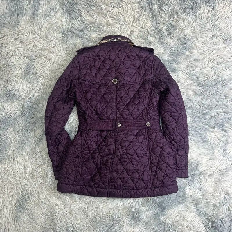 Burberry Burberry Women's Purple Quilted Down Jacket Size S / US 4 / IT 40 - 2 Thumbnail