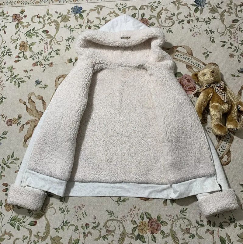Burberry Burberry Women's Cream Cotton Long Sleeve Cardigan Size M / US 6-8 / IT 42-44 - 4 Thumbnail