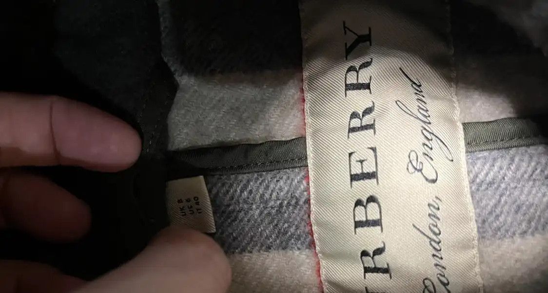 Burberry Burberry Green Wool Shoulder Pad Short Coat Size S / US 4 / IT 40 - 3 Thumbnail