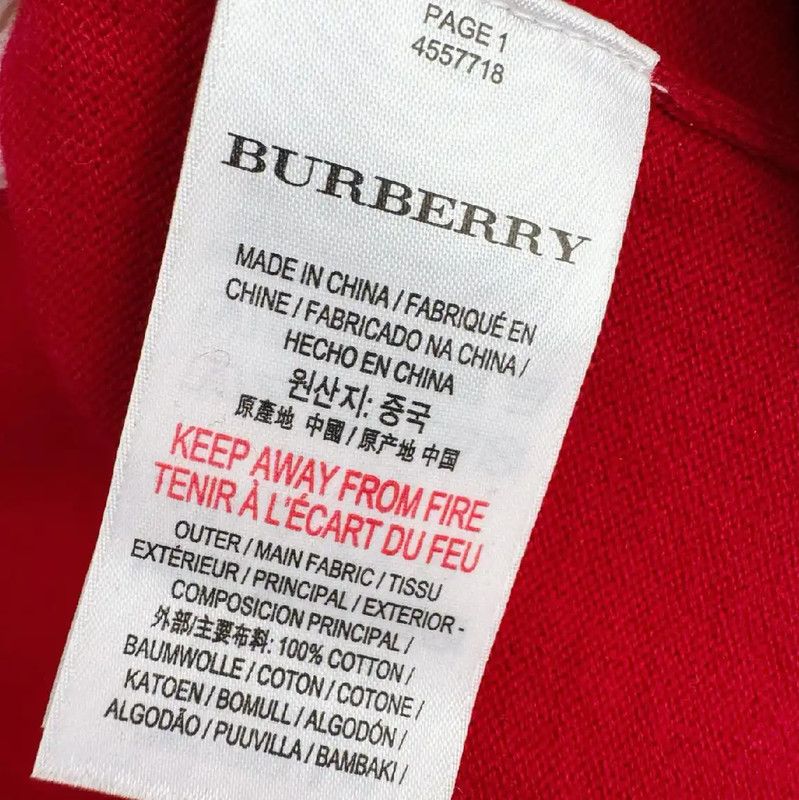 Burberry Burberry Women's Rose Red Knitted Cardigan Size M / US 6-8 / IT 42-44 - 4 Thumbnail