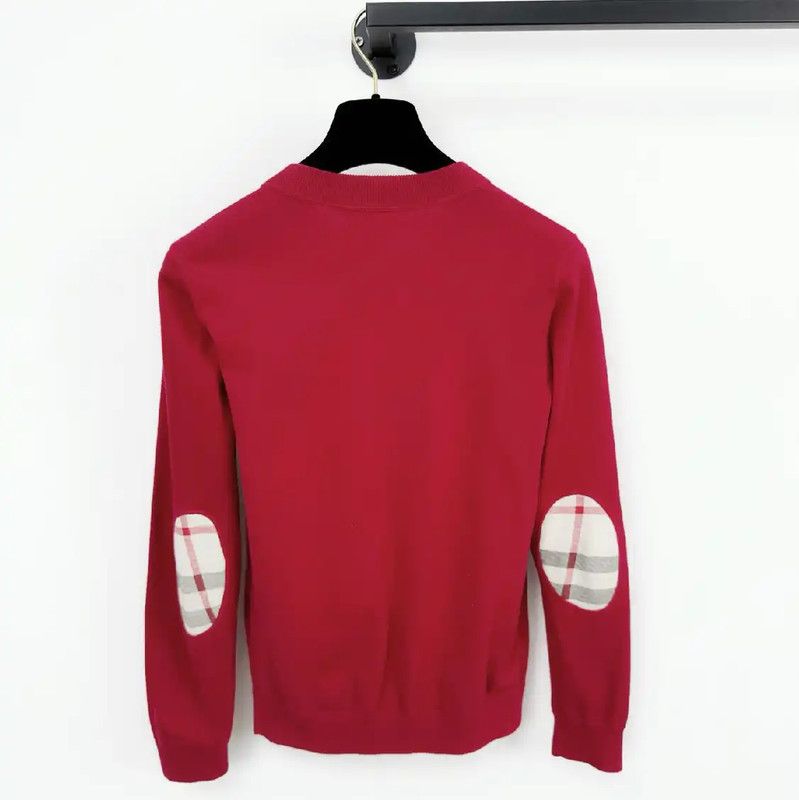 Burberry Burberry Women's Rose Red Knitted Cardigan Size M / US 6-8 / IT 42-44 - 2 Thumbnail
