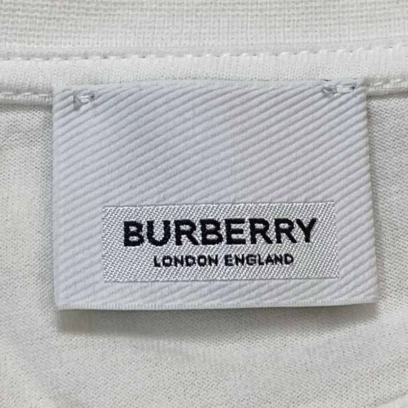 Burberry Burberry White Cotton Women's T-shirt Size M / US 6-8 / IT 42-44 - 3 Thumbnail