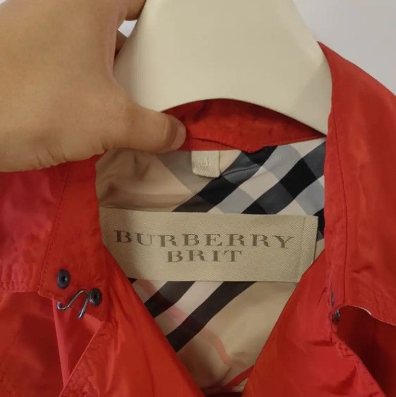 Burberry Burberry Red Women's Trench Coat Size ONE SIZE - 3 Thumbnail