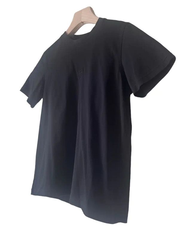 Burberry Burberry Black Cotton Logo T-Shirt for Women Size S / US 4 / IT 40 - 3 Thumbnail