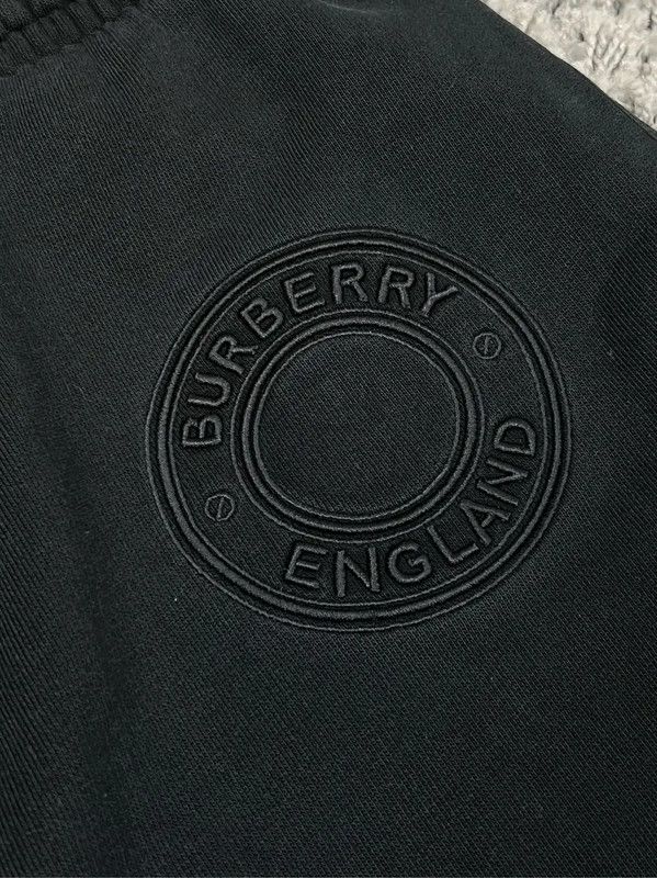 Burberry Burberry Black Cotton Casual Trousers for Women Size 22" - 2 Thumbnail