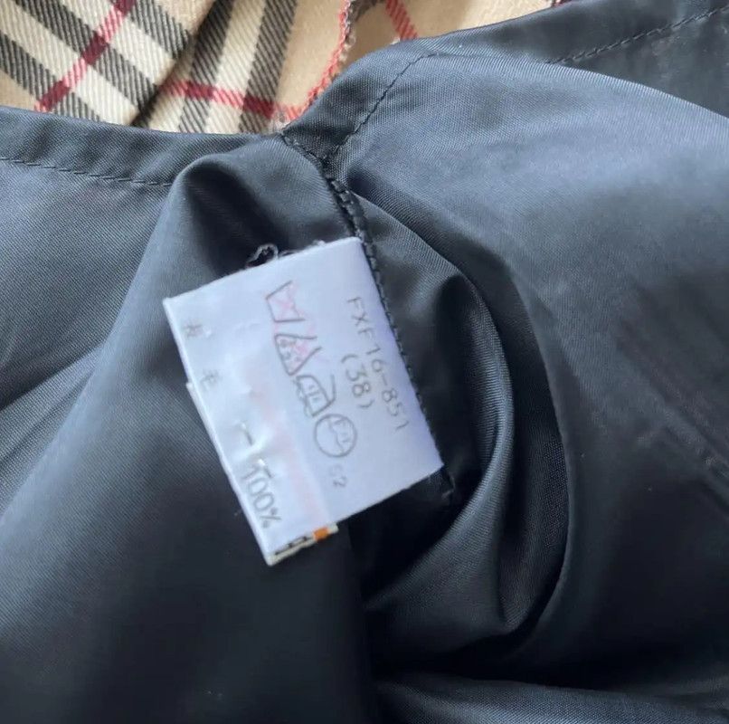 Burberry Burberry Khaki Wool Midi Skirt for Women Size 24" / US 00 / IT 34 - 4 Thumbnail