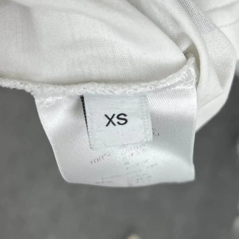 Burberry Burberry White Cotton Graphic T-Shirt Size XS / US 0-2 / IT 36-38 - 4 Thumbnail