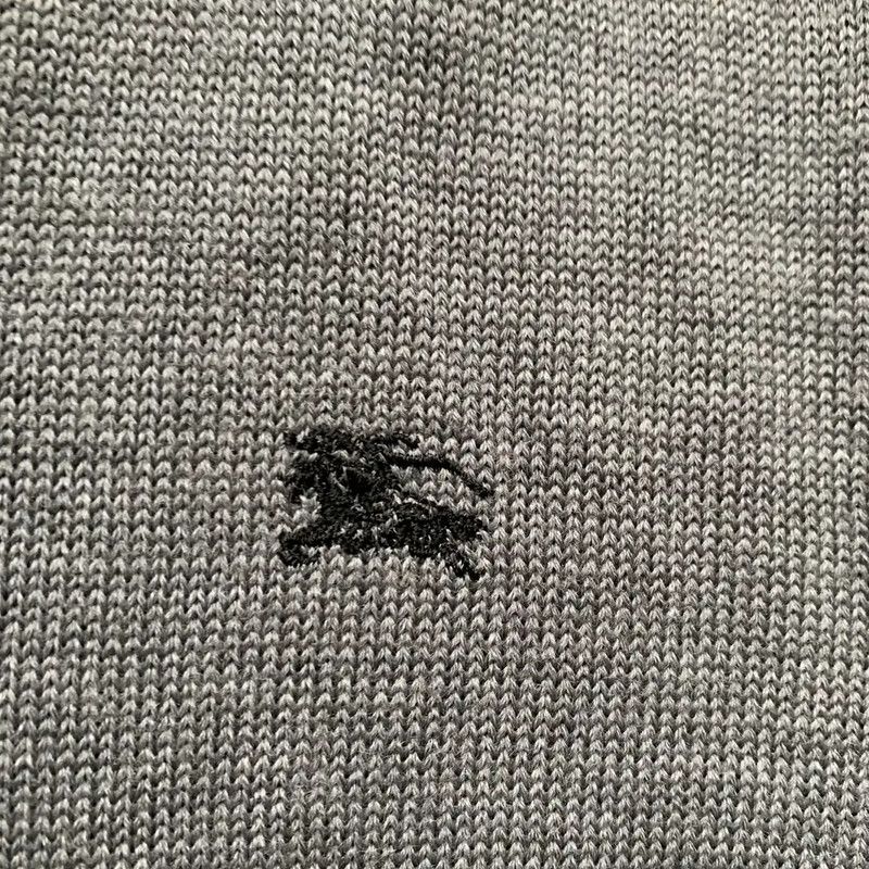 Burberry Gray Wool Women's Cardigan
