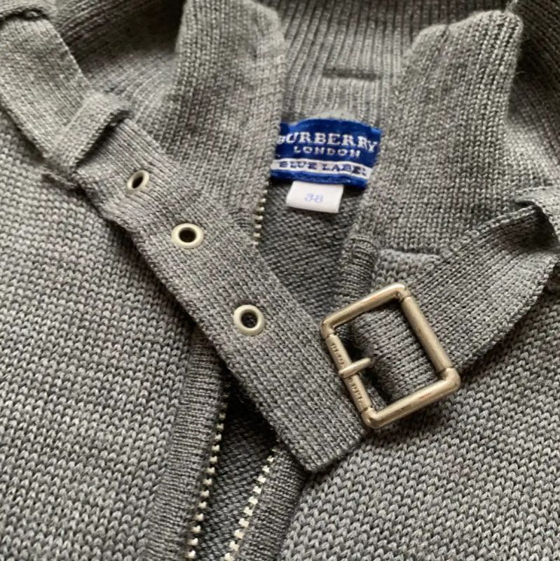 Burberry Gray Wool Women's Cardigan