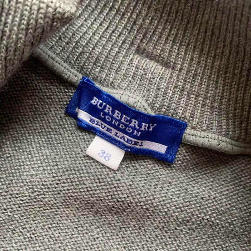 Burberry Gray Wool Women's Cardigan