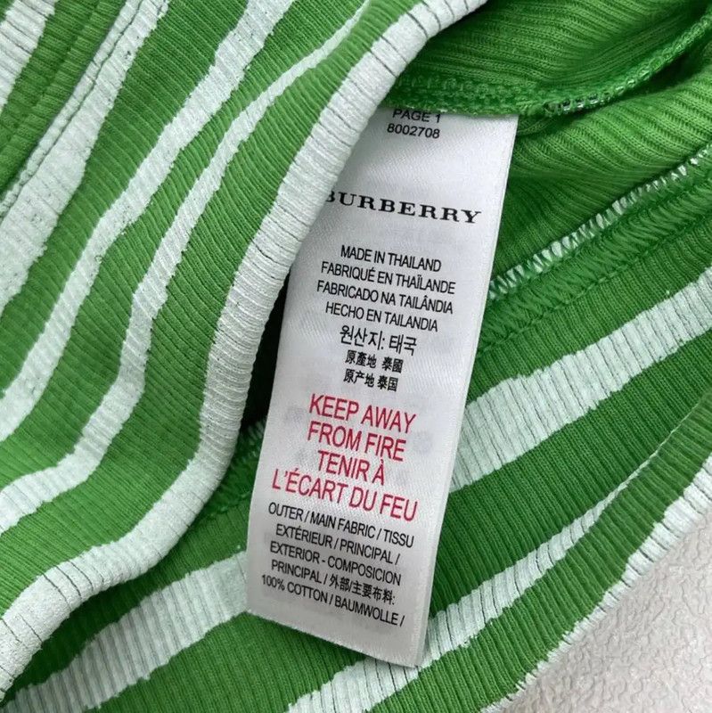 Burberry Burberry Green Cotton Women's Knit Sweater Size XS / US 0-2 / IT 36-38 - 5 Thumbnail