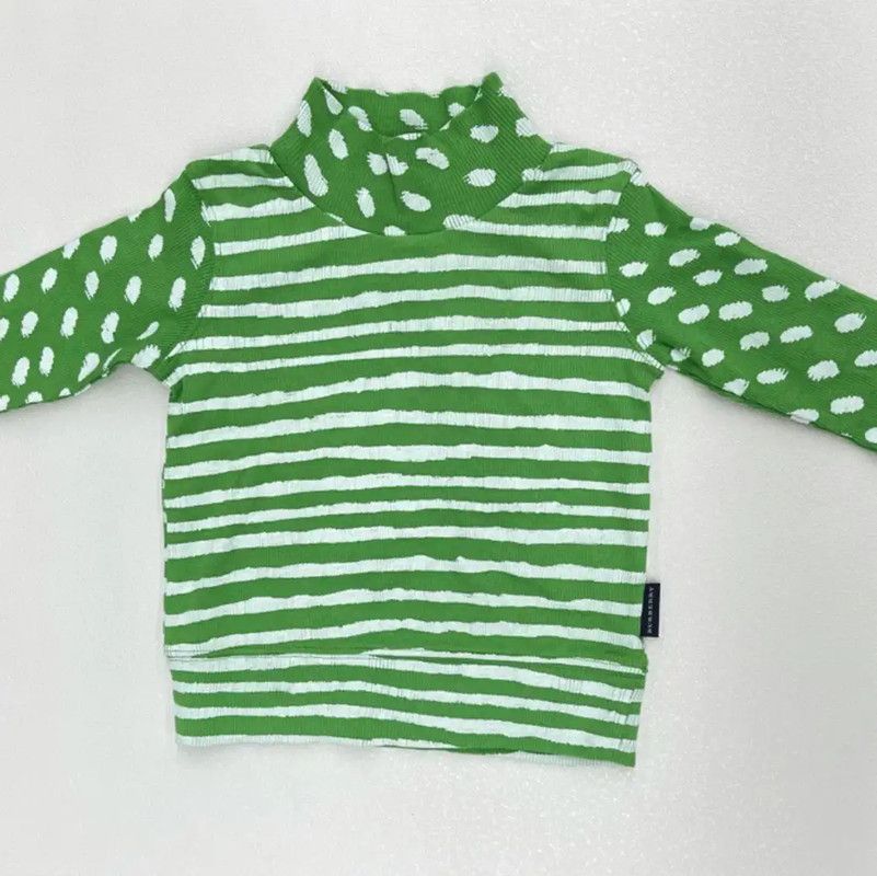 Burberry Burberry Green Cotton Women's Knit Sweater Size XS / US 0-2 / IT 36-38 - 2 Thumbnail