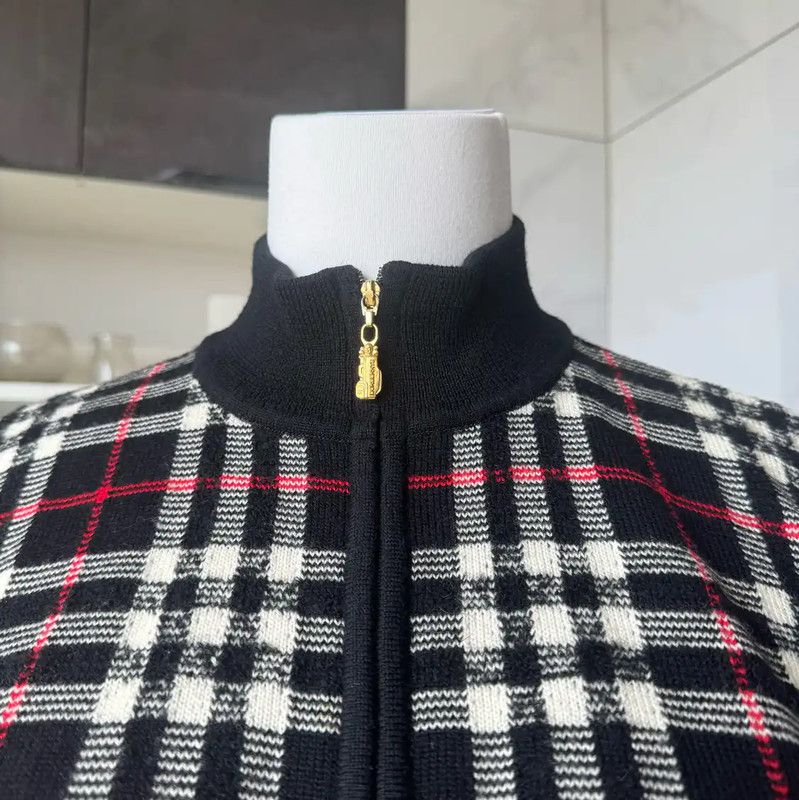 Burberry Burberry Black Wool Knit Long Sleeve Sweater Size M / US 6-8 / IT 42-44 - 5 Thumbnail