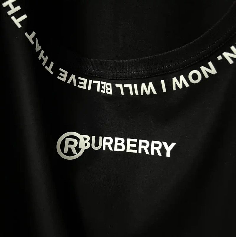 Burberry Burberry Black Cotton Blend A-Line Skirt Size 22" - 2 Thumbnail