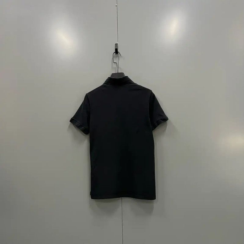 Burberry Burberry Black Cotton Short Sleeve T-Shirt Size M / US 6-8 / IT 42-44 - 2 Thumbnail