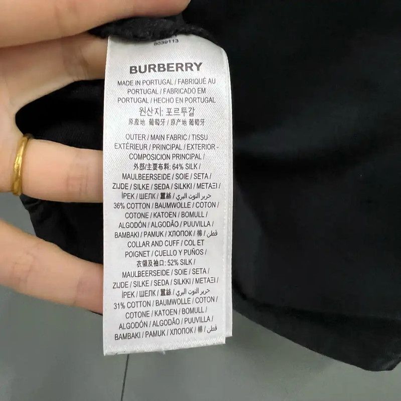 Burberry Burberry Black Cotton Short Sleeve T-Shirt Size M / US 6-8 / IT 42-44 - 3 Thumbnail