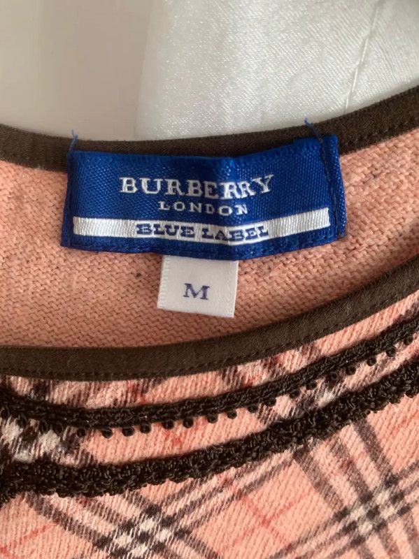 Burberry Burberry Women's Fibercotton Dress in Orange-Pink Size M / US 6-8 / IT 42-44 - 2 Thumbnail