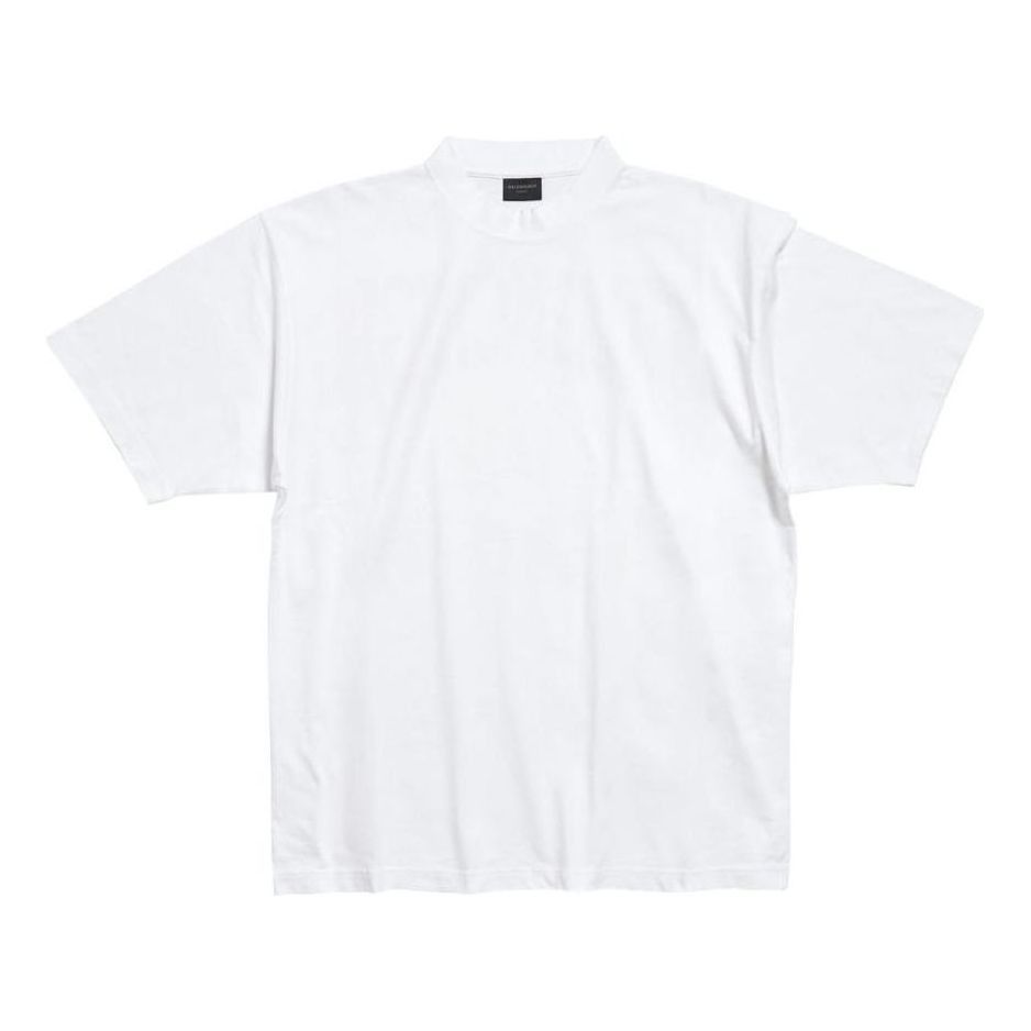 Balenciaga Hand-Drawn T-shirt Medium Fit 'White' Size US L / EU 52-54 / 3 - 2 Thumbnail