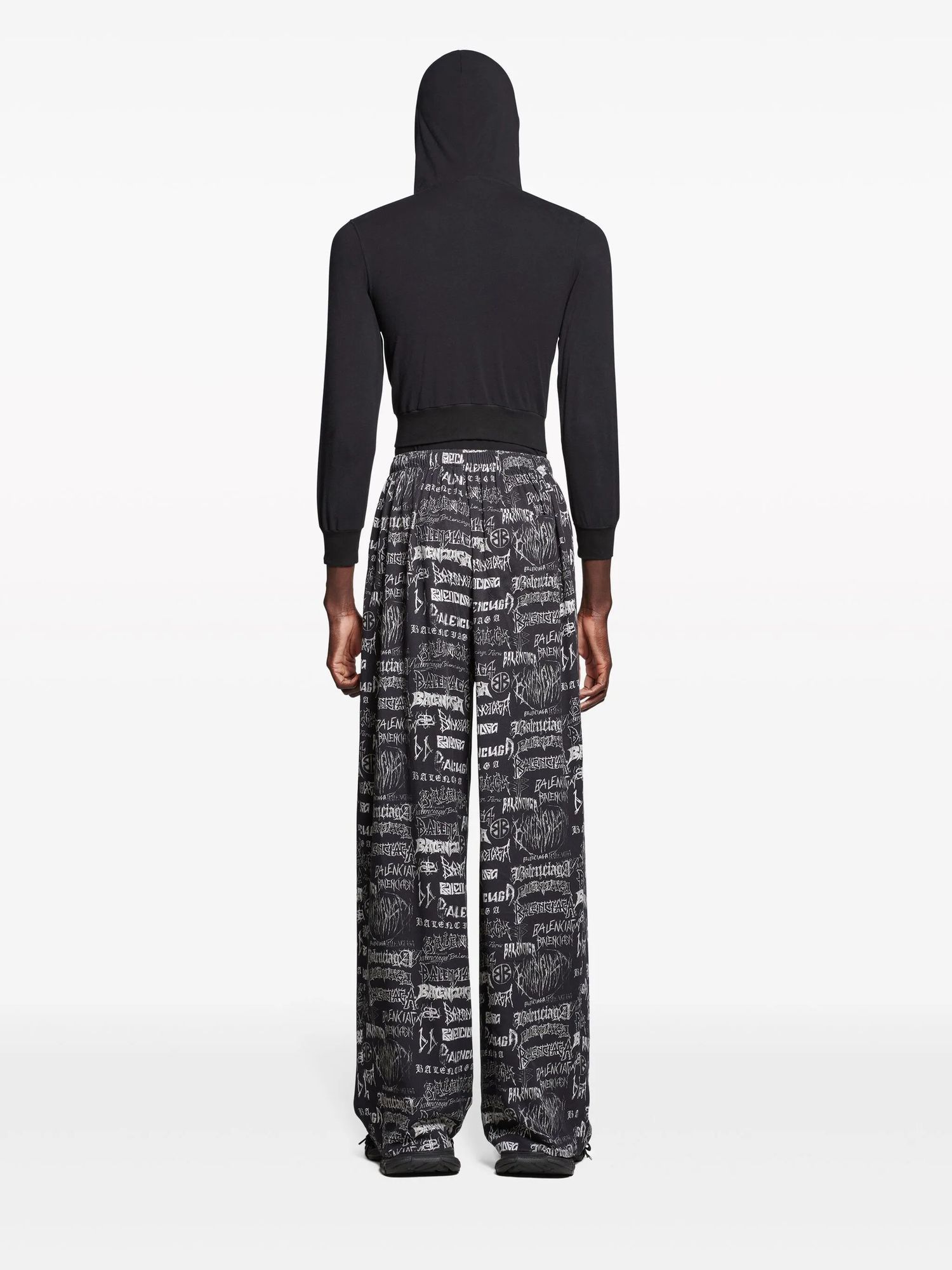 Balenciaga DIY Metal Allover Pyjama Pant in Black Size US 28 / EU 44 - 4 Thumbnail