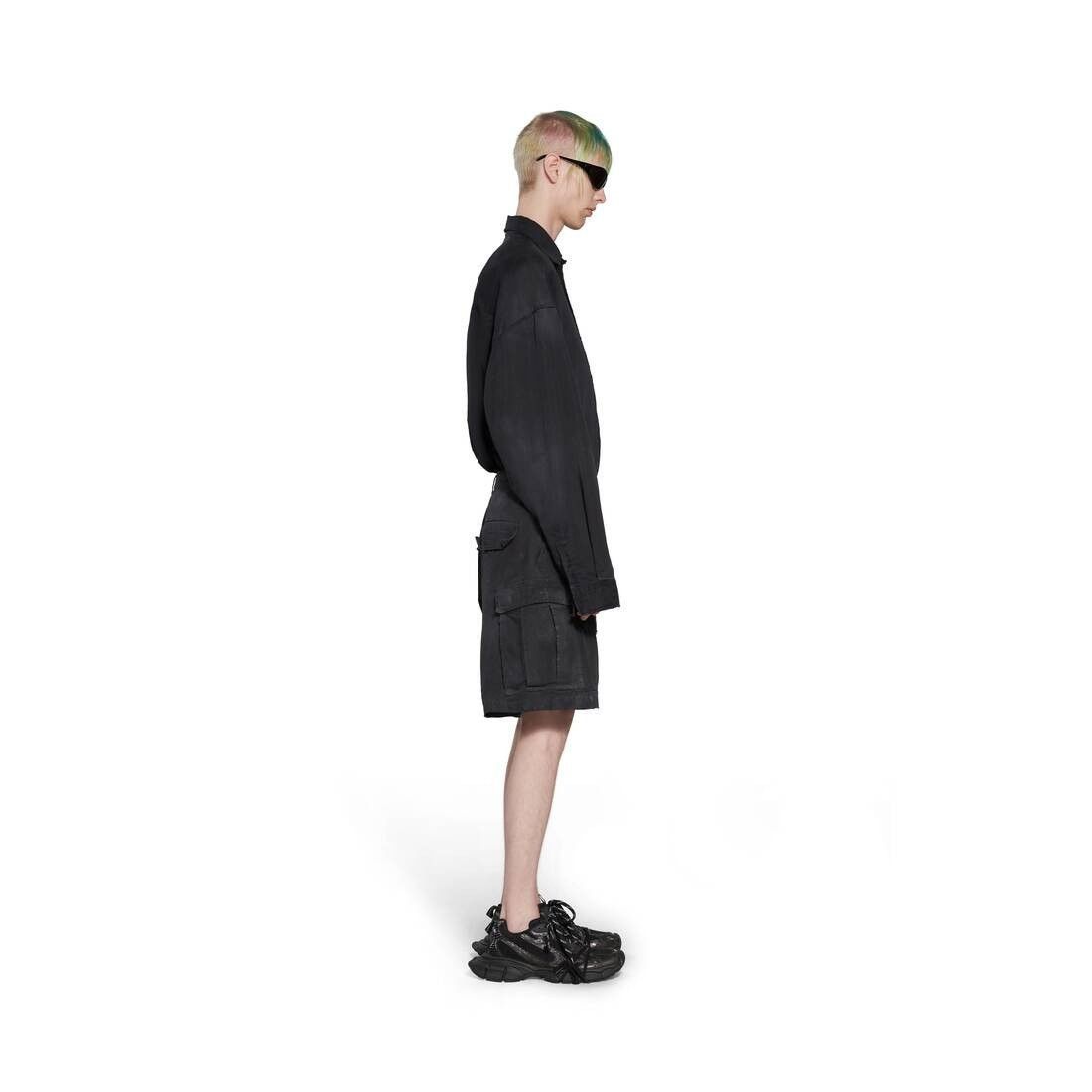 Balenciaga Large Cargo Shorts in Black Size US 32 / EU 48 - 3 Thumbnail