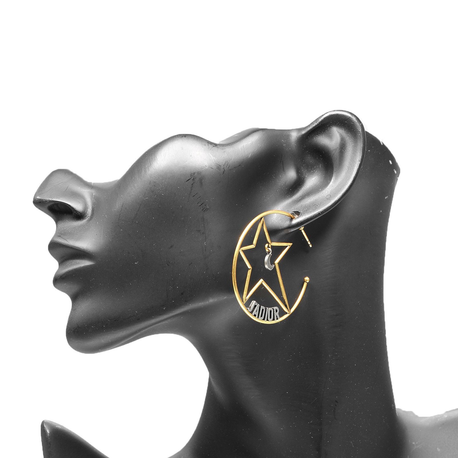 Dior Dior Dior J'ADIOR Moon & Star Earrings Metal Earrings DUTY FREE for USA Size ONE SIZE - 2 Thumbnail