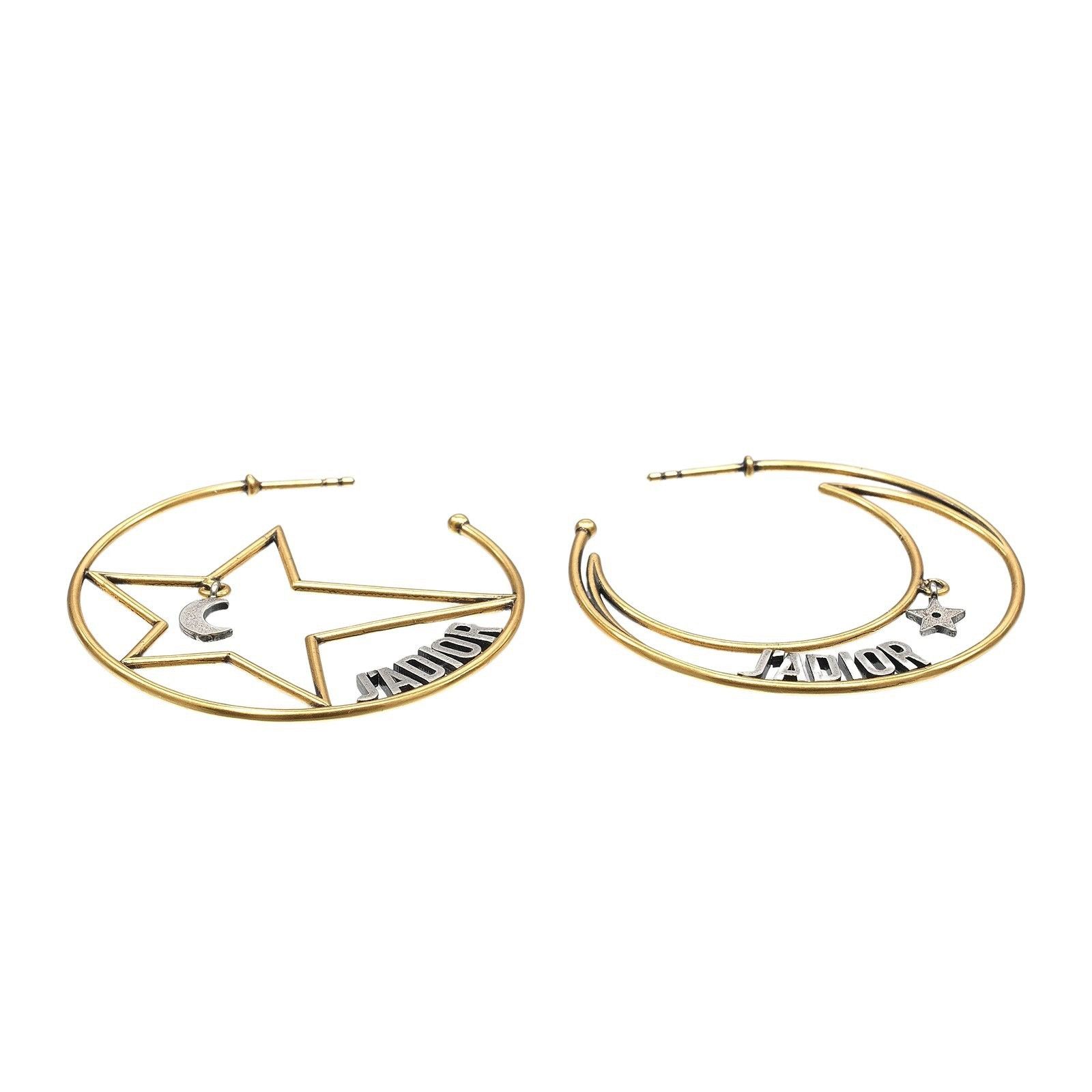 Dior Dior Dior J'ADIOR Moon & Star Earrings Metal Earrings DUTY FREE for USA Size ONE SIZE - 5 Thumbnail