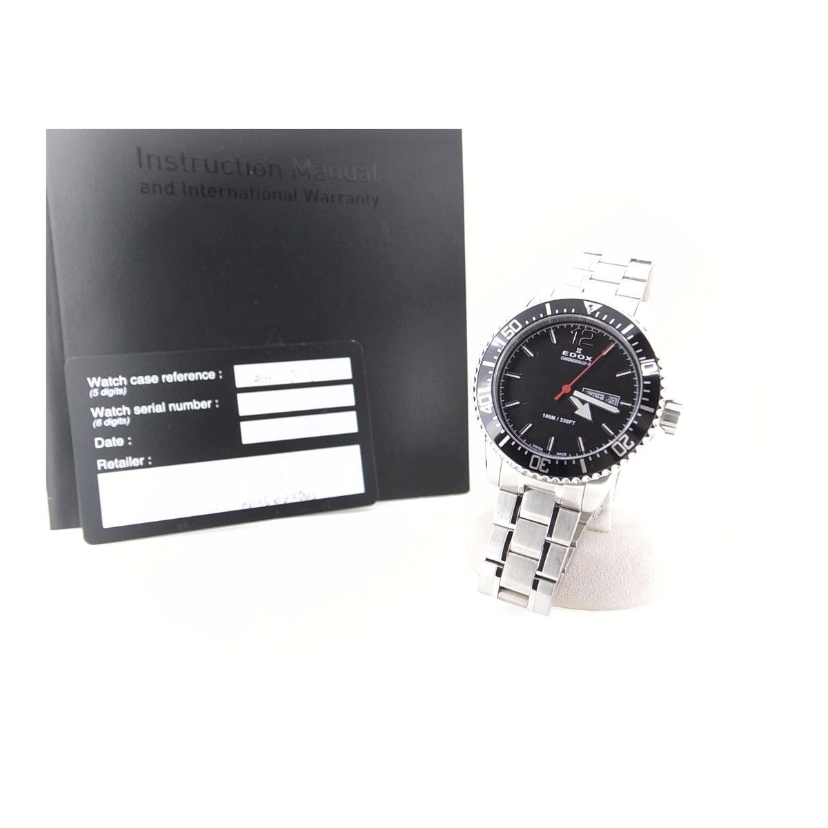 Other Other Edox Chronorally S Stainless Steel Watch Metal Quartz 84300 DUTY FREE for USA Size ONE SIZE - 8 Thumbnail
