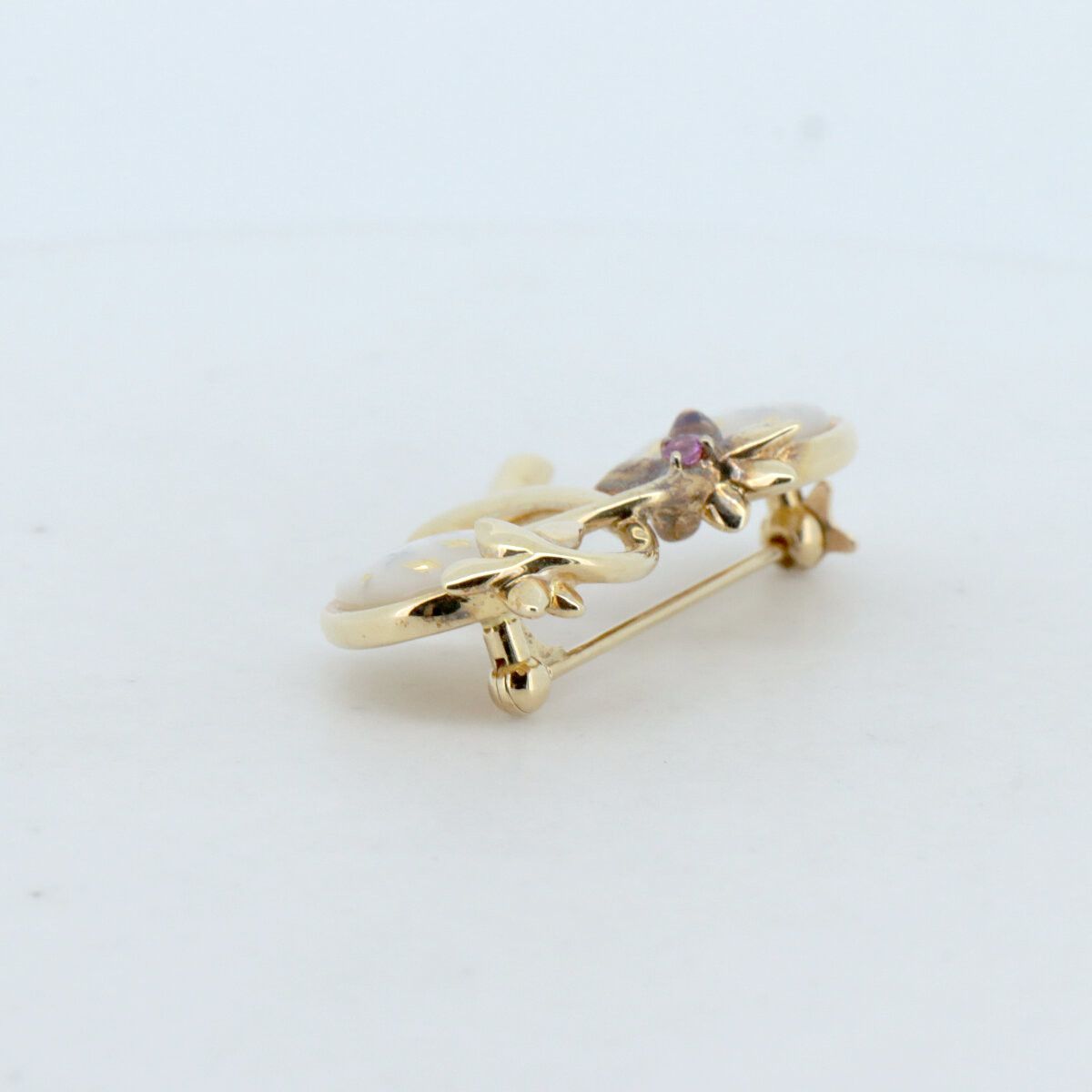 Mikimoto Mikimoto Mikimoto Au750 Brooch Metal Brooch DUTY FREE for USA Size ONE SIZE - 2 Thumbnail