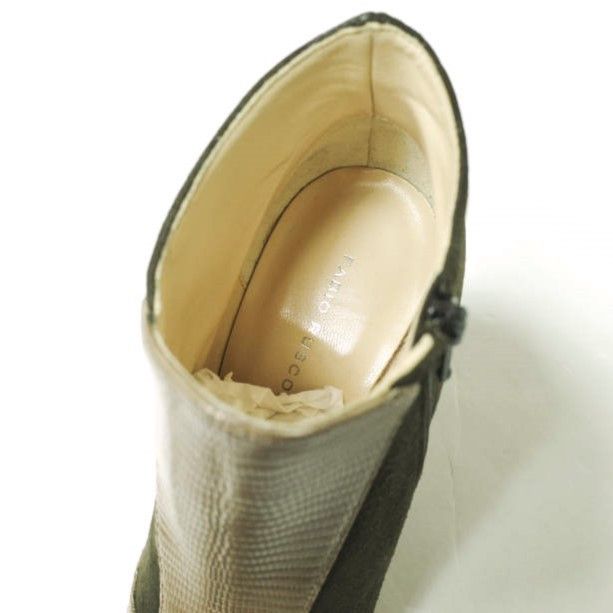 Other Other FABIO RUSCONI GAZZE Leather Suede Boots Leather Shoes DUTY FREE for USA Size ONE SIZE - 7 Thumbnail
