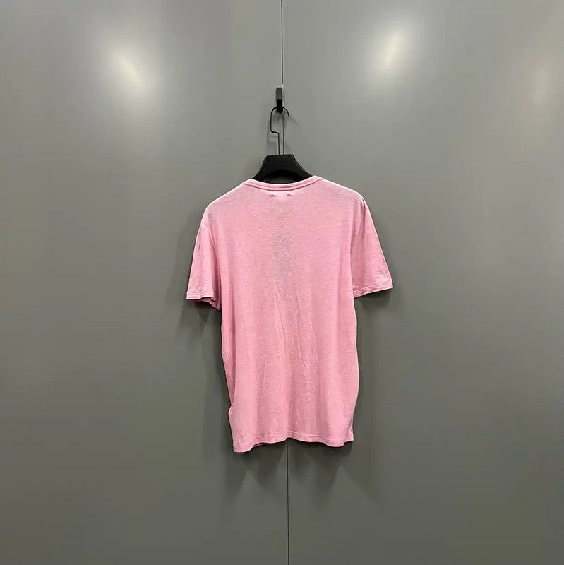 Burberry Burberry Summer Pink Cotton Short Sleeve T-Shirt Size M / US 6-8 / IT 42-44 - 2 Thumbnail