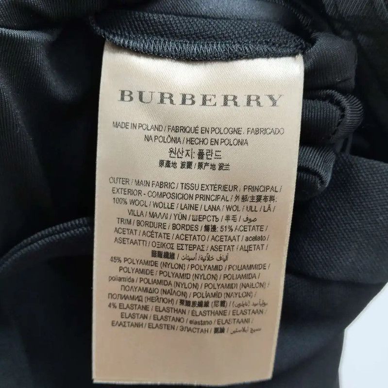 Burberry Burberry Black Wool Ladies Casual Pants Size 32" / US 10 / IT 46 - 4 Thumbnail