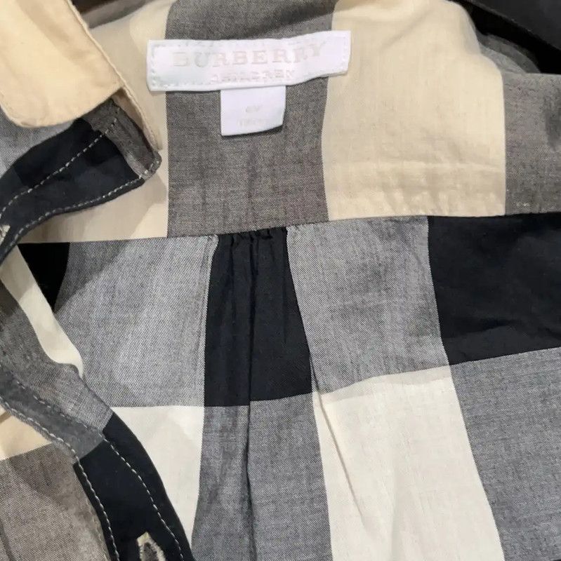 Burberry Burberry Checkered Long Sleeve Dress for Women Size XS / US 0-2 / IT 36-38 - 4 Thumbnail