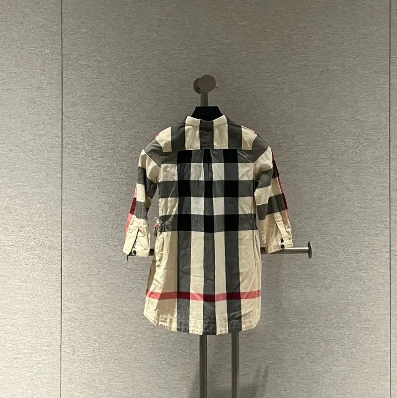 Burberry Burberry Checkered Long Sleeve Dress for Women Size XS / US 0-2 / IT 36-38 - 2 Thumbnail