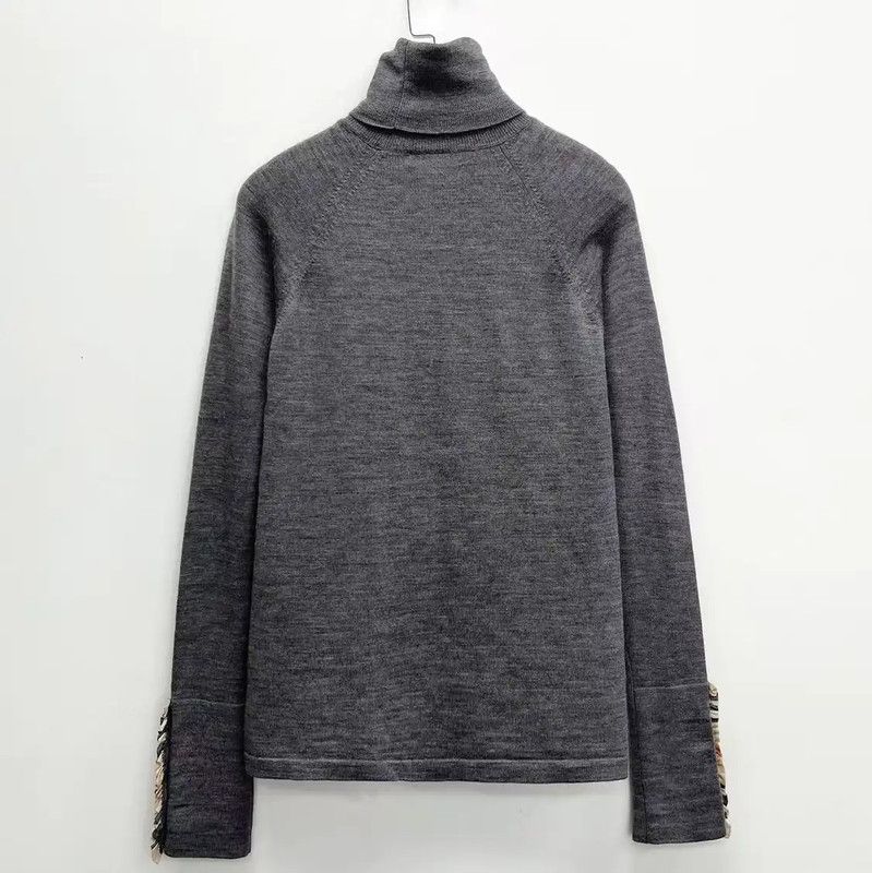 Burberry Burberry Gray Women's Knit Sweater for Spring Size S / US 4 / IT 40 - 2 Thumbnail