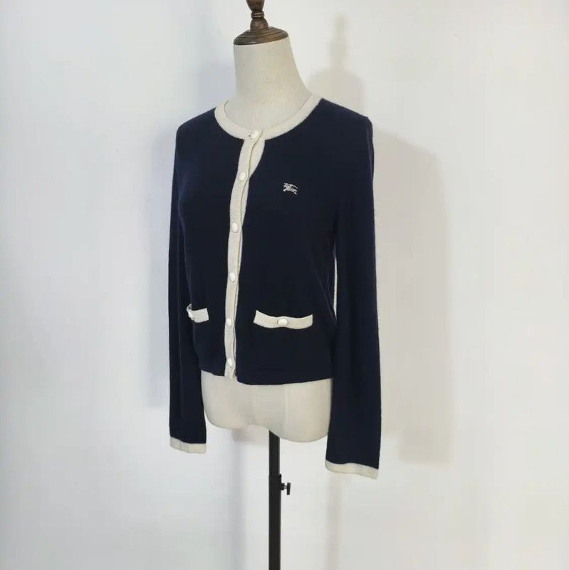 Burberry Burberry Knitted Wool Blend Long Sleeve Cardigan Size M / US 6-8 / IT 42-44 - 5 Thumbnail