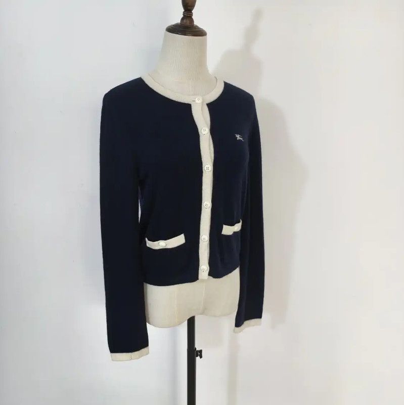 Burberry Burberry Knitted Wool Blend Long Sleeve Cardigan Size M / US 6-8 / IT 42-44 - 3 Thumbnail