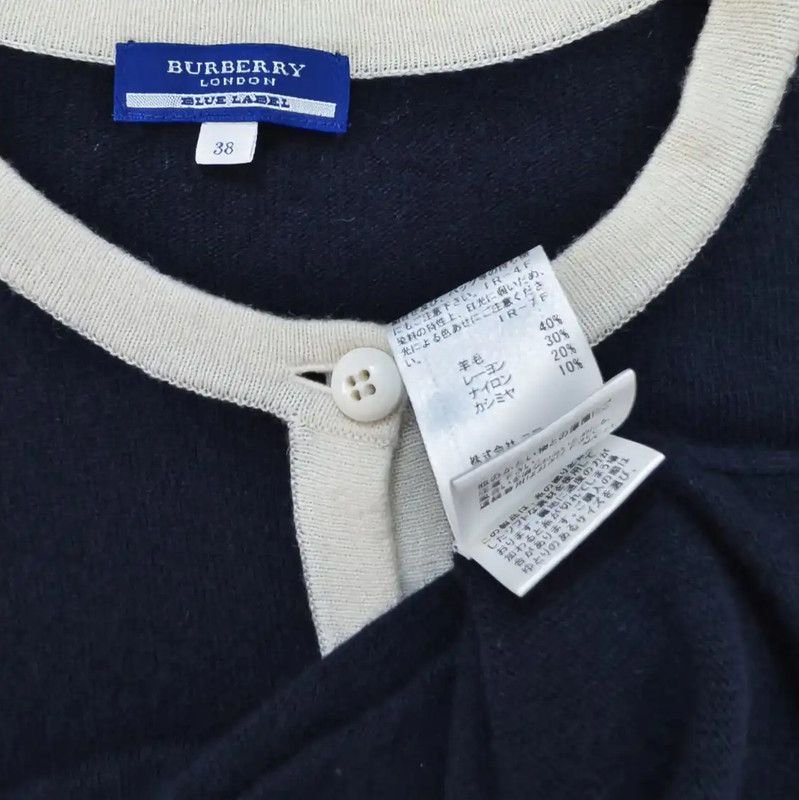 Burberry Burberry Knitted Wool Blend Long Sleeve Cardigan Size M / US 6-8 / IT 42-44 - 6 Thumbnail