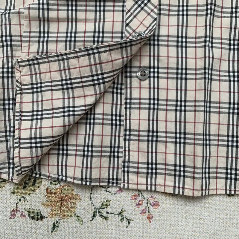 Burberry Burberry Beige Cotton Women's Shirt Size M / US 6-8 / IT 42-44 - 4 Thumbnail