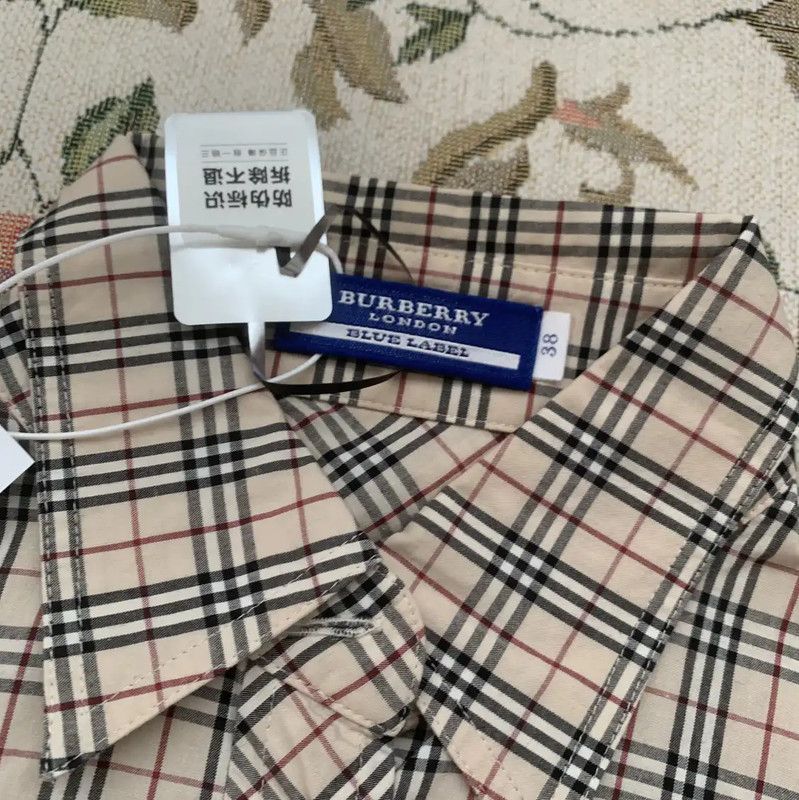 Burberry Burberry Beige Cotton Women's Shirt Size M / US 6-8 / IT 42-44 - 7 Thumbnail