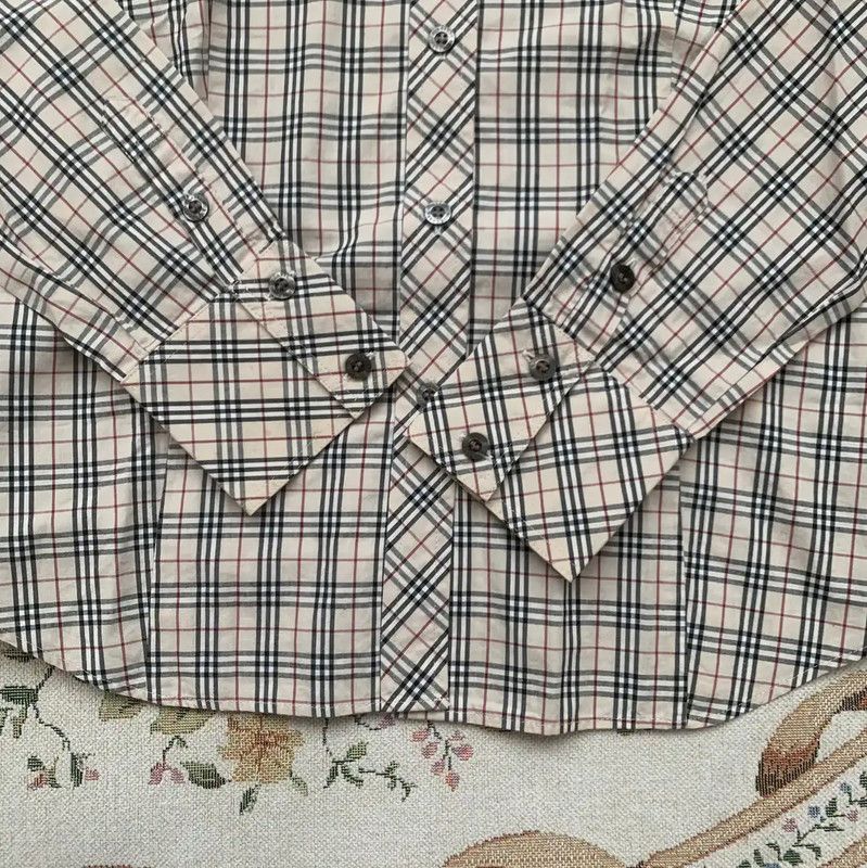 Burberry Burberry Beige Cotton Women's Shirt Size M / US 6-8 / IT 42-44 - 3 Thumbnail