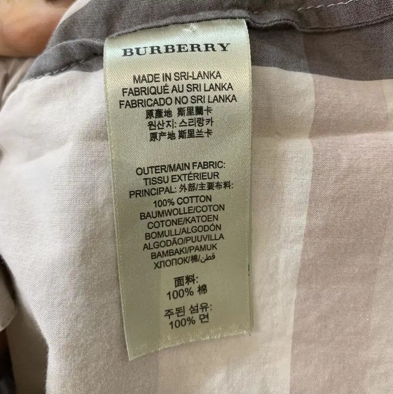 Burberry Burberry Multicolor Cotton Long Sleeve Shirt Size M / US 6-8 / IT 42-44 - 5 Thumbnail