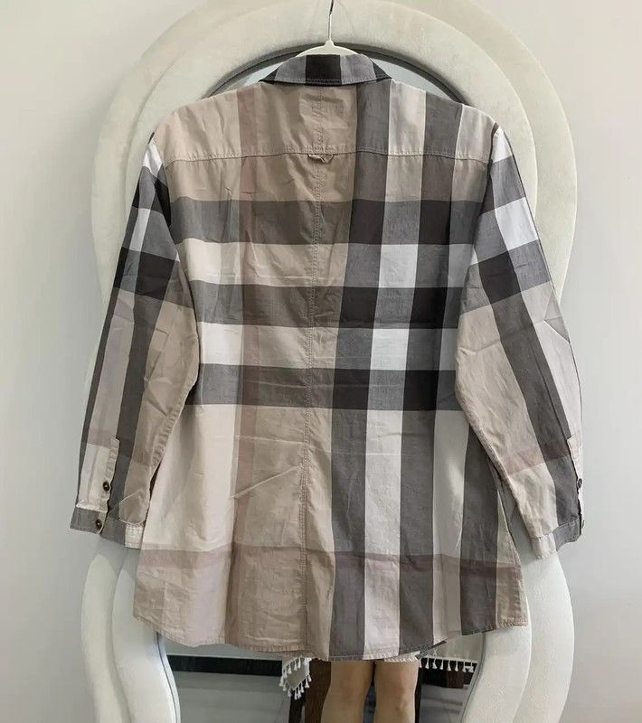 Burberry Burberry Multicolor Cotton Long Sleeve Shirt Size M / US 6-8 / IT 42-44 - 3 Thumbnail