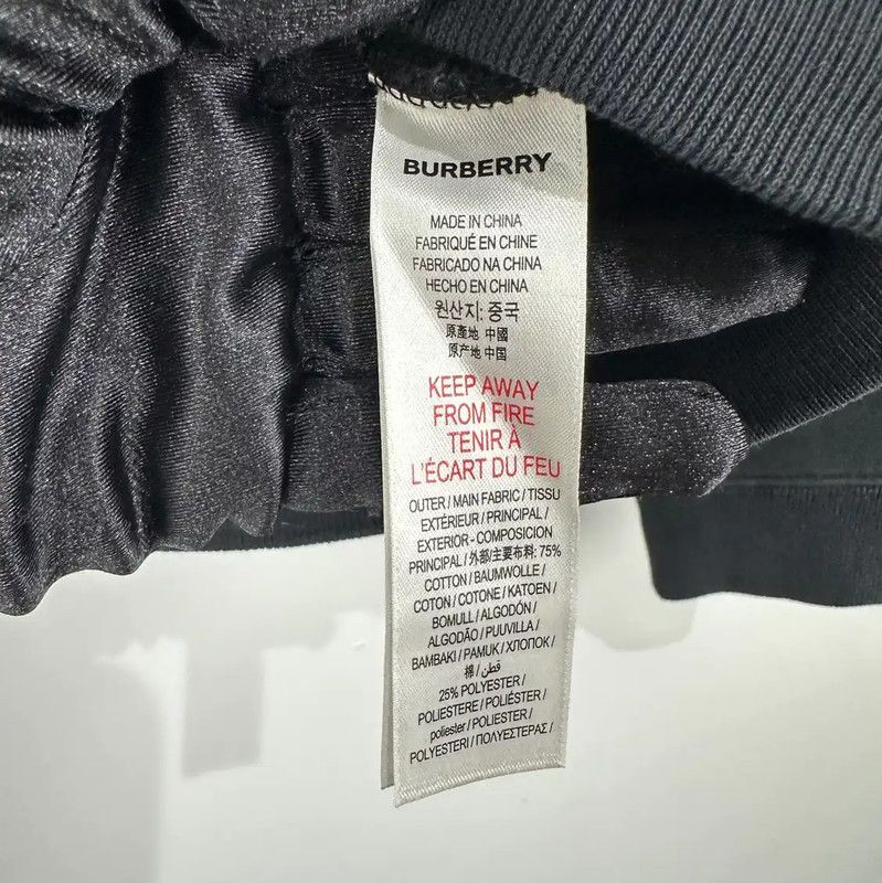 Burberry Burberry Black Cotton Graphic Sweatshirt Size L / US 10 / IT 46 - 5 Thumbnail