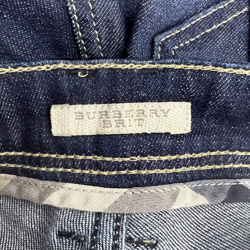 Burberry Burberry Women's Dark Blue Denim Pants Size 28" / US 6 / IT 42 - 3 Thumbnail